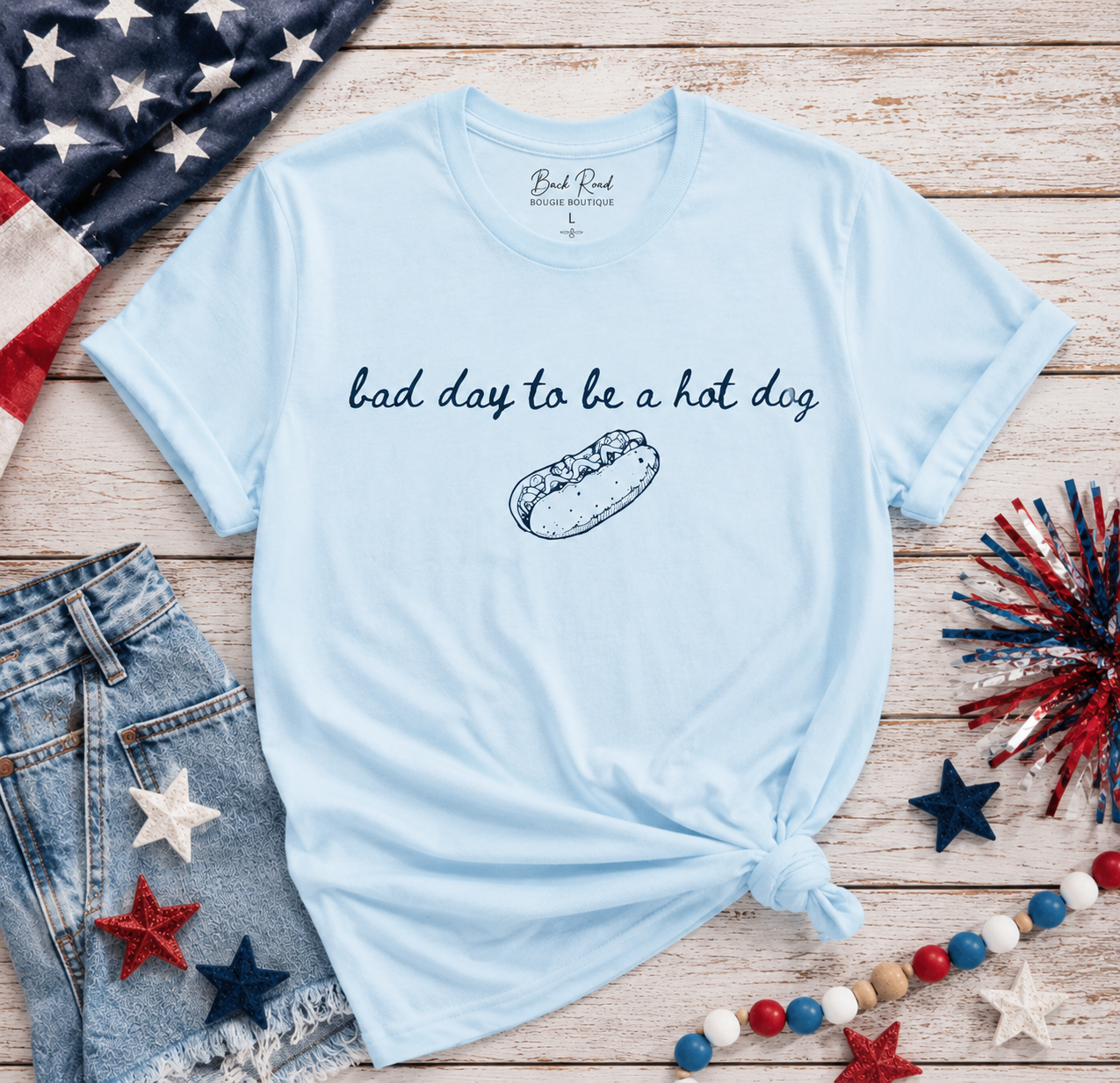 🌭😂 Bad Day To Be A Hot Dog Tee