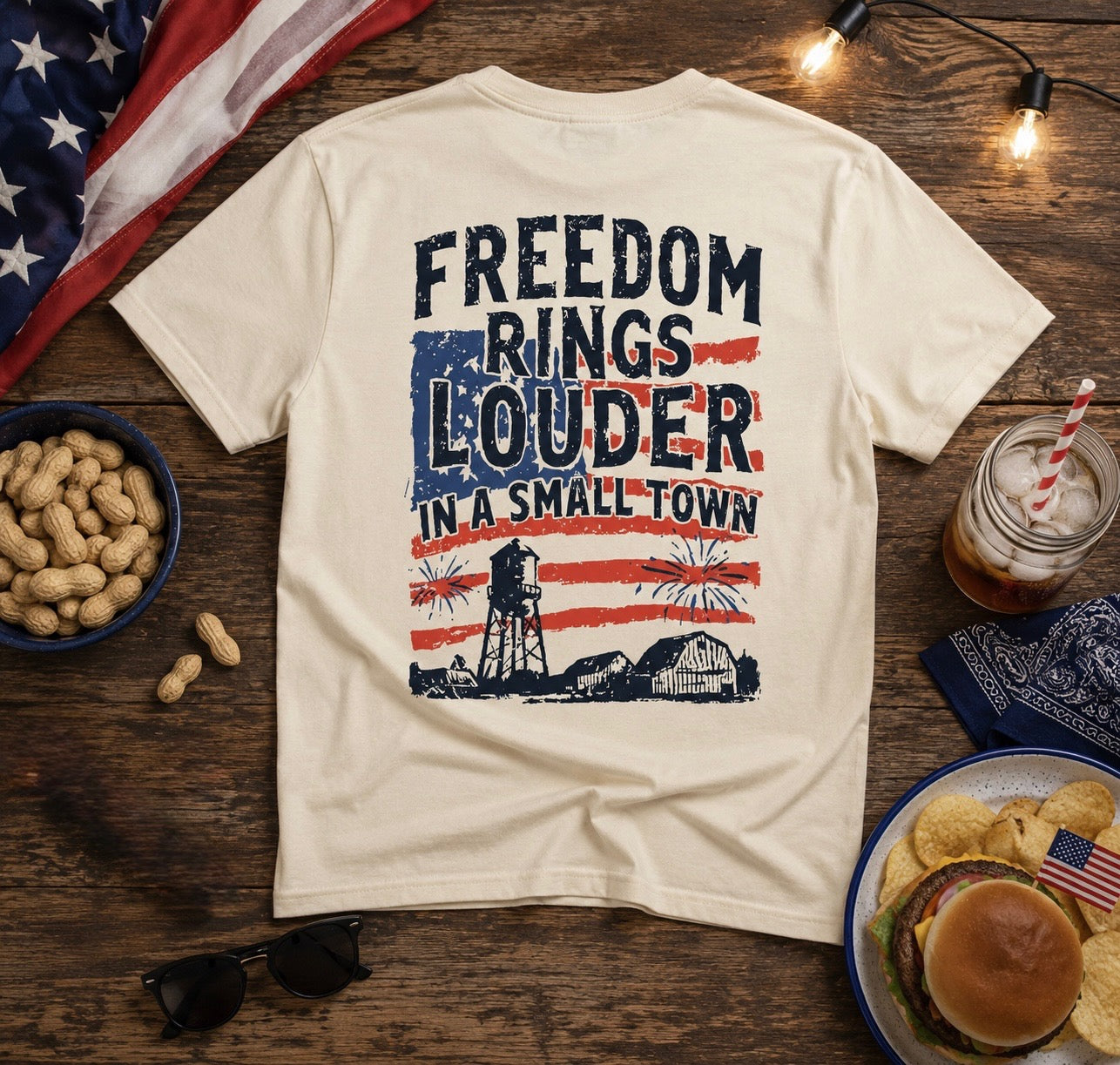 🇺🇸🤎 Freedom Rings Louder Tee