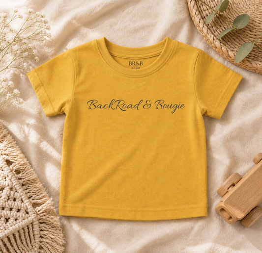 Back Road & Bougie Kids Tee 🌾✨  Little Style for Big Country Hearts